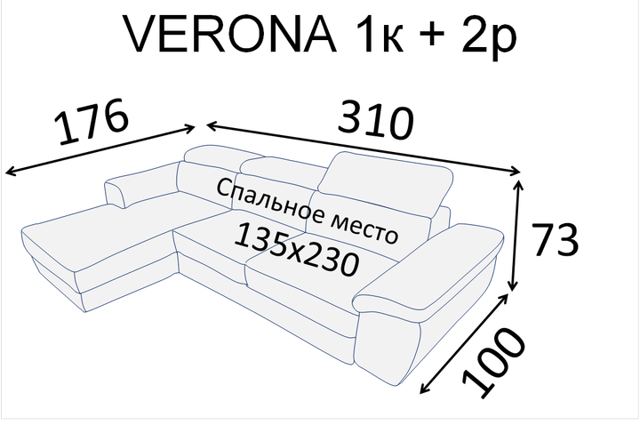  Verona размеры